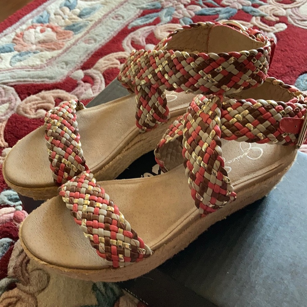 JESSICA SIMPSON WOMENS SANDALS HEELS IN SZ 7 B!!!